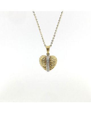 Ciondolo Cuore con diamanti 