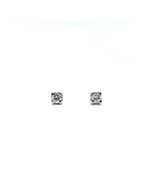 Orecchini punto luce con diamanti 