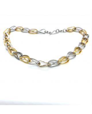 Girocollo in argento placcato oro